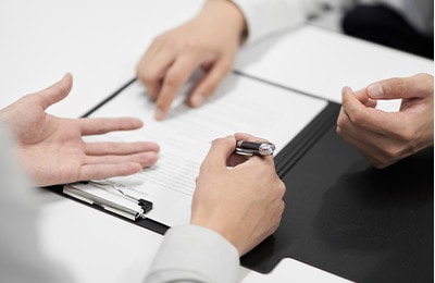 正式依頼・施工開始日の調整